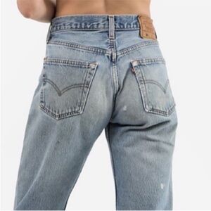 Levi's Blue Distressed Men Jeans